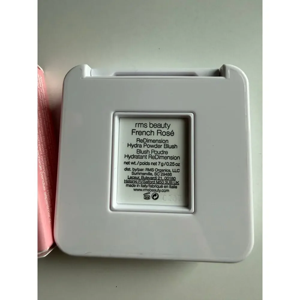 $38 New RMS Beauty ReDimension Hydra Powder Blush French Rosé 7g